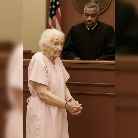 BREAKING: She’s 91 Years Old—Standing in a Hospital Gown, Hands in Chains. Arrested for Felony Theft. The Judge Could Hardly Believe It.