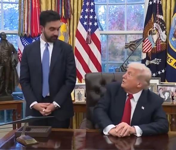 BREAKING: Zohran Mamdani calls Trump a “fascist” to his face in a stunning Oval Office moment — while Trump praises him for “working hard” and even admits that he’d be “very, very comfortable” living in New York City with him as mayor.