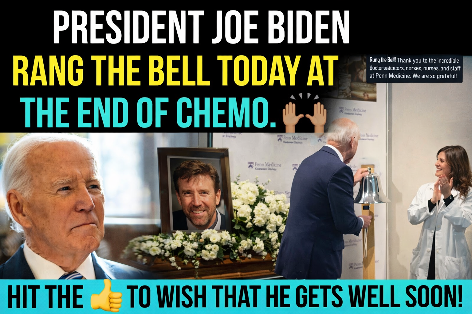President Joe Biden Marks a Personal Milestone After Completing Chemotherapy